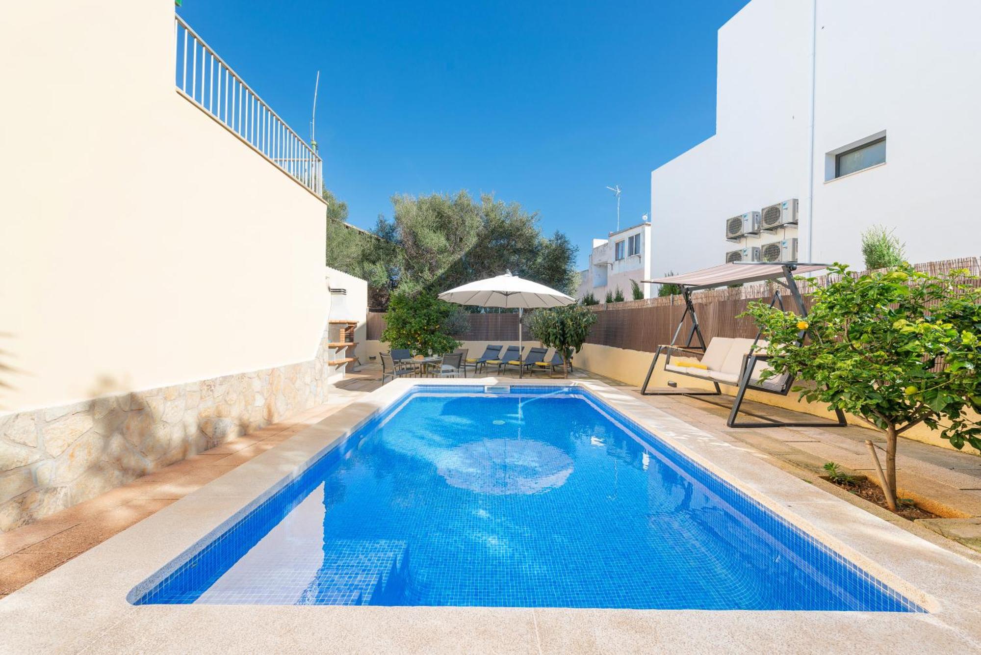 Tradicional Villa Calamar 7 Portocolom  Exteriér fotografie