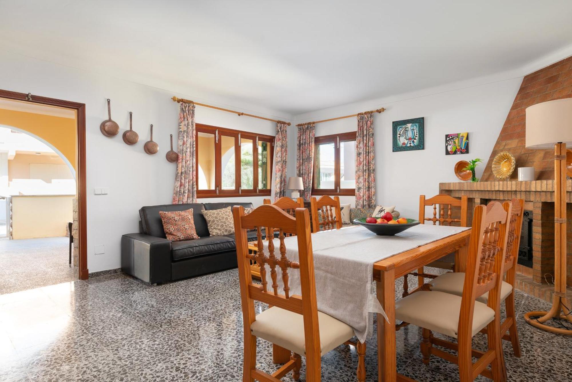 Tradicional Villa Calamar 7 Portocolom  Exteriér fotografie